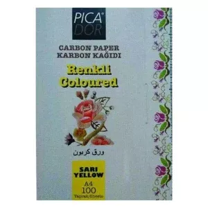 کاربن زرد سایز A4 بسته 10 برگی