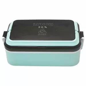 ظرف غذا پلاستیکی یک طبقه مستطیلی کارا مدل LUNCH BOX
