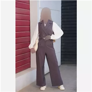 ست جلیقه و شلوار زنانه جنس سیلک خنک و ترند
