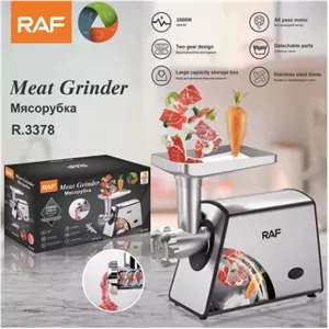 چرخ گوشت برقی راف مدل 3378 توان 2000 وات