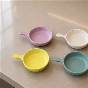 مزه خوری سرامیکی رنگی تک دسته