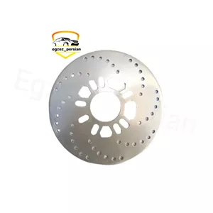 صفحه پشت رینگ خودرو رنگ نقره ای بسته 2 عددی اگزوز پرشین m.k