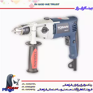 دریل چکشی گیربکسی 13 میلیمتر 1050 وات آچاری توسن مدل 0034D (پس کرایه)