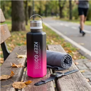 قمقمه ورزشی مدل Keep Going گنجایش 0.6 لیتر