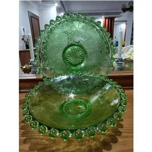 قاب وقدح دورتیله ای سایز بزرگ قدیمی پس کرایه