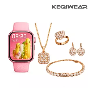 ساعت هوشمند دخترانه مینی KW73 mini به همراه بدلیجات 