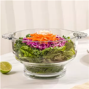 کاسه بزرگ شیشه ای لیمون کد 2450