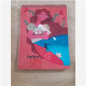 دفتر کرافت نخودی رنگ 