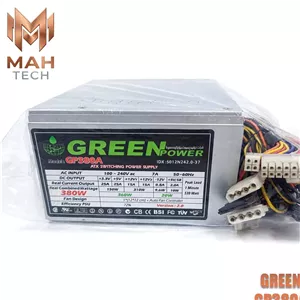 پاور کامپیوتر Green Power مدل GP380A + 1 سال گارانتی تعویض