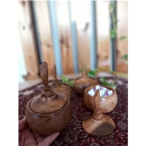 قندان خراطی چوبی