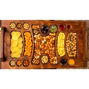 سینی مزه مستطیل دسته دار