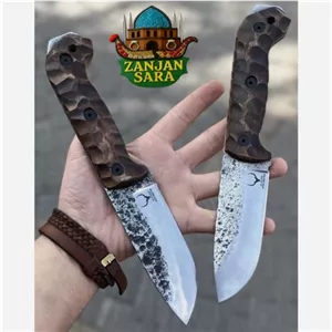 چاقو شکاری فنر دسته زنبوری متوسط ایران نایف زنجان