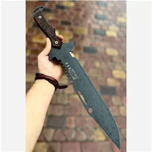 چاقو شکاری فولاد رنگی بزرگ زنجان
