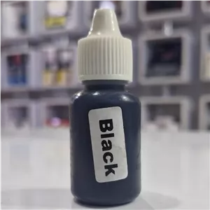 رنگ تمرینی تتو رنگ تمرین تاتو Black مشکی 20 میل رنگ تاتو مناسب تمرین روی پوست مصنوعی 