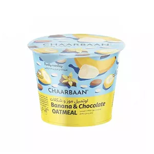 اوتمیل فوری با طعم موز و شکلات