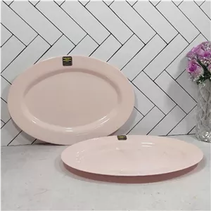 T421 دیس بزرگ صورتی ملامین پردیس ماهان (12) ارسال نیمه رایگان