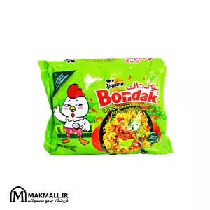 نودل سامیانگ بونداک با طعم مرغ تند و لیمو 140 گرمSamyang Buldak Hot Chicken Lime Flavor Ramen 140g