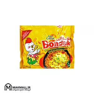 نودل سامیانگ بونداک با طعم مرغ تند و پنیر 140 گرمSamyang Buldak Hot Chicken Cheese Ramen 140g