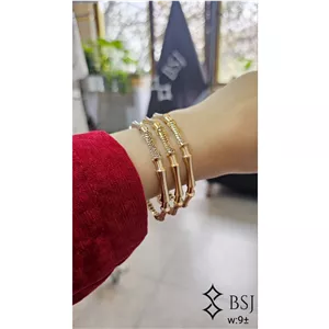 النگو زنانه مدل فیوژن زیبا و پر کارZRB9.5