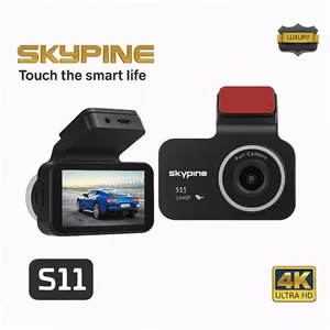 دوربین داشبورد خودرو Skypine S11 – کیفیت تصویربرداری 4K Ultra HD، نمایشگر لمسی و رزولوشن 1440P Full Camera