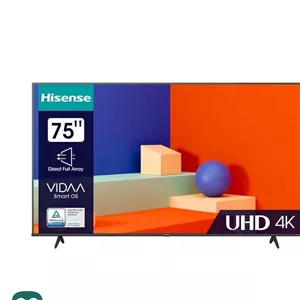 تلویزیون 75 اینچ هوشمند هایسنس مدل (پس کرایه) UA75A61HSHICHD