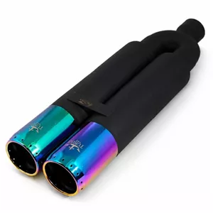 منبع اگزوز 744 دولول هفترنگ سایلنسر دار ( پس کرایه )