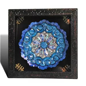 قاب بشقاب مس میناکاری قطر 20 (کل 26 26)