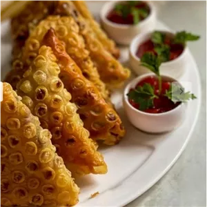 سمبوسه خانگی ترد خوشمزه