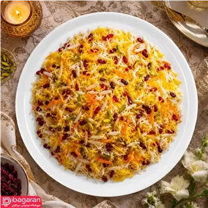 دیس گرد چینی زرین مدل فرم اس سایز 30