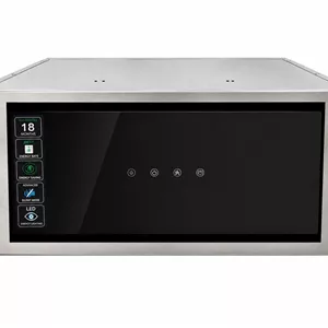 هود مخفی کف شیشه پنل استیل Techno مدل H205