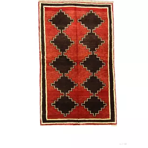 ذرع نیم قشقایی گبه سنتی 170x103 سانتی متر
