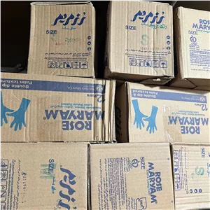 دستکش صنعتی استاد کار دو رنگ سایز Lو XL