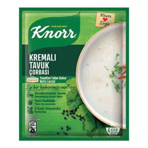 سوپ نیمه آماده کنور طعم KREMALI TAVUK مرغ و خامه _ 65 گرم