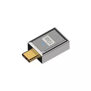 تبدیل او تی جی تایپ سی USB 3.1 مدل PM-Titanium با بدنه تمام فلزی و چراغ