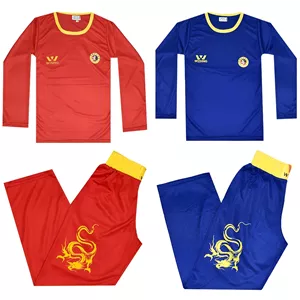 ست لباس ووشو زنانه اعلا با شلوار سایز S تا 2XL