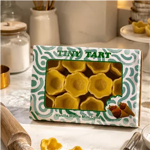 نان تارت ویفری حلوایی تاینی تارت 60 تایی