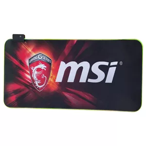 پد موس بزرگ ضخیم گیمینگ نورپردازی RGB Razer RS-07 6030cm طرح MSI