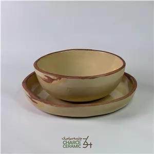 دیس و کاسه دست ساز سرامیکی چارسه