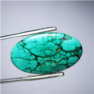 نگین مالاکیت طبیعی و زیبای کُنگو (سنگ مالاکیت طبیعی)