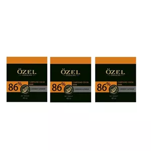 شکلات تلخ 86 درصد اوزل - 40 گرم بسته 3 عددی