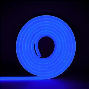 ریسه نئون فلکسی سیلیکونی نسوز آبی یک متری مارک CL