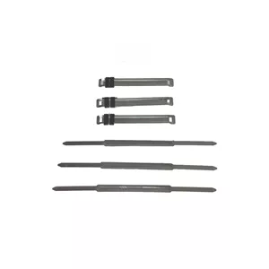 گیره بایگانی پوشه و کاغذ عزیزی کد 101 مدل fastener بسته 50 عددی 