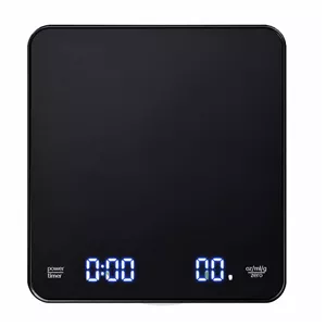ترازو آشپزخانه دیجیتال مدل تایمردار coffee scale حداکثر ظرفیت قابل اندازهگیری 3 کیلوگرم با دقت اندازهگیری 0.1 گرم