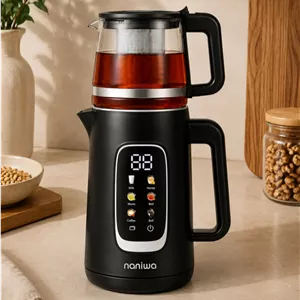 چای ساز روهمی دیجیتال نانیوا مدل NT-4200 چای ساز استیل 2 لیتر