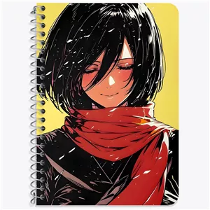 دفتر لغت 50 برگ خندالو طرح میکاسا اتک آن تایتان (Attack On Titan) کد F14506