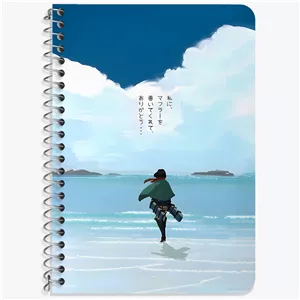 دفتر لغت 50 برگ خندالو طرح میکاسا اتک آن تایتان (Attack On Titan) کد F14509
