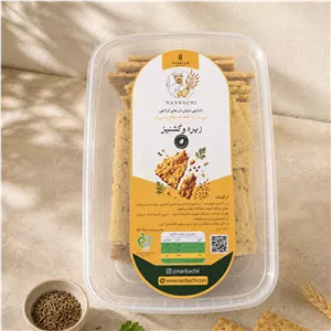 نان خشک سنتی زیره و گشنیز نانباچی 250 گرمی