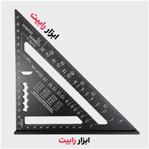 گونیا سه گوش 18 سانت مشکی همه کاره نجاری