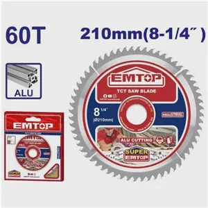 تیغ آلومینیوم بر 210 میلی متری امتاپ EMTOP مدل ETCT2210601