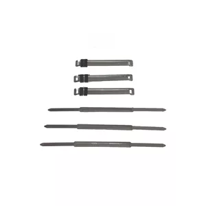 گیره بایگانی پوشه و کاغذ عزیزی کد 101 مدل fastener بسته 50 عددی 